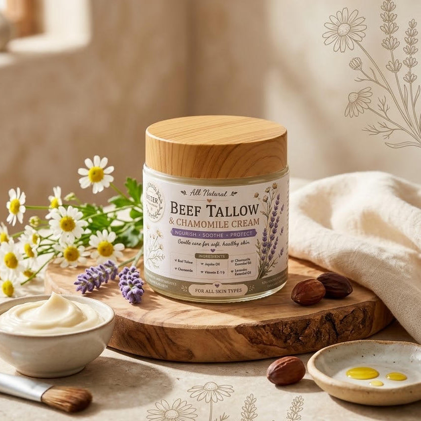 Beef Tallow & Chamomile Cream
